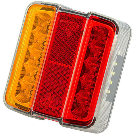 Lanterne led orange rouge 4 fonctions