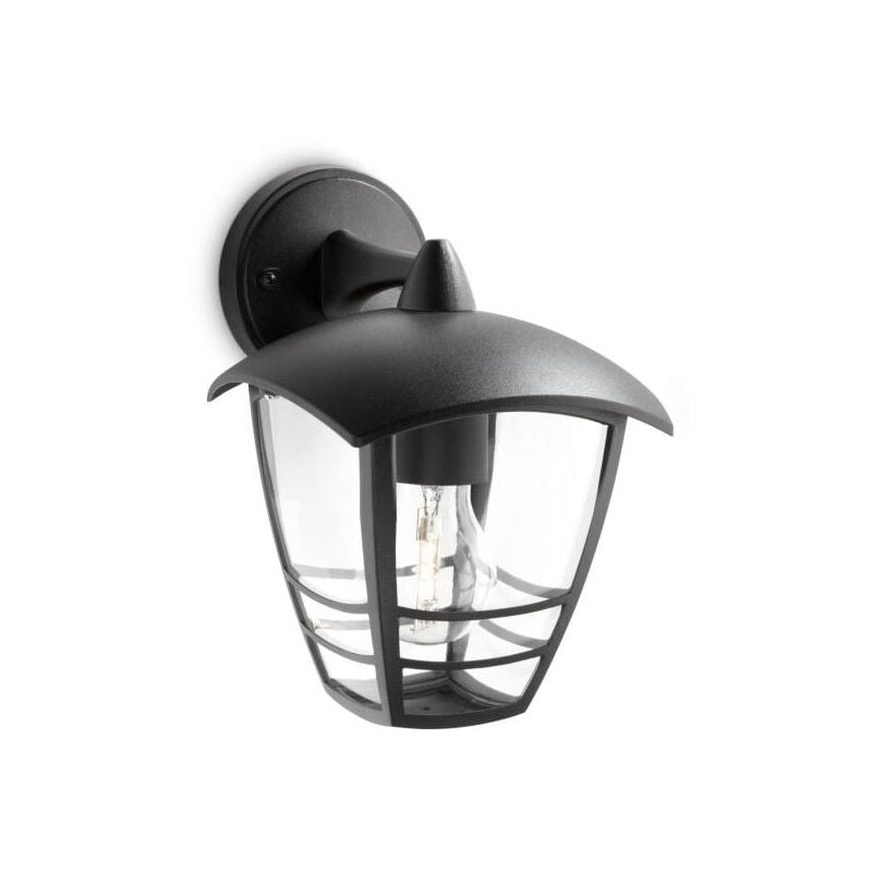 Philips - Lanterne murale extérieure Creek - Aluminium - Noir