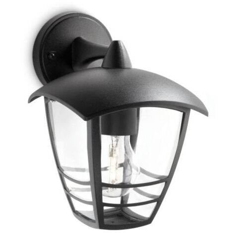Lanterne murale extérieure - PHILIPS - Creek - Aluminium - Noir