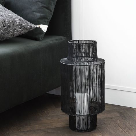 Lanterne noire, petit modèle - Noir