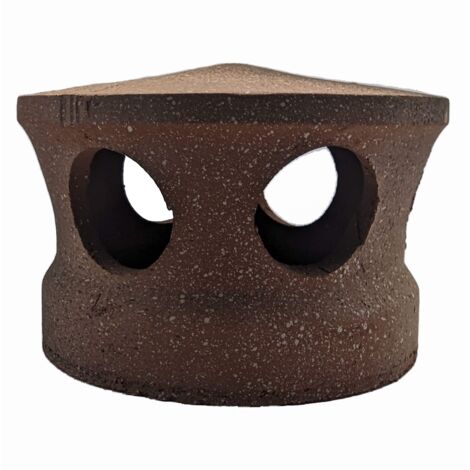Lanterne rose-noir-blanc Chapeau Ventilation tuile douille Passage d 150 mm