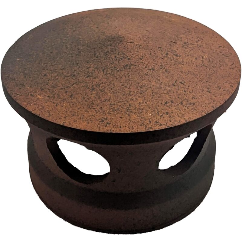 Lanterne rouge-noir Chapeau Ventilation tuile douille Passage d 150 mm