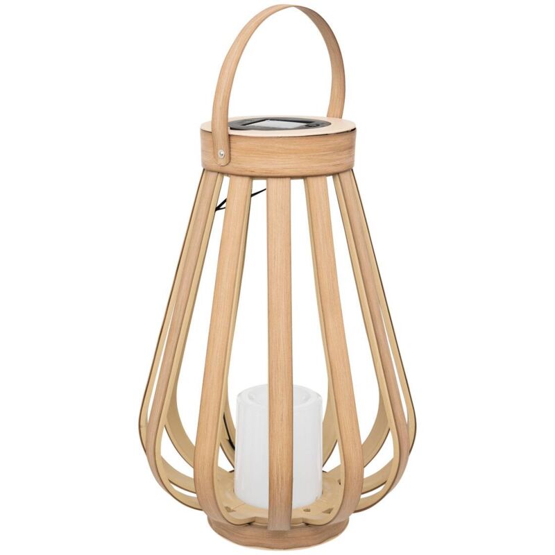 Lanterne solaire Aria beige H34,5cm Atmosphera créateur d'intérieur