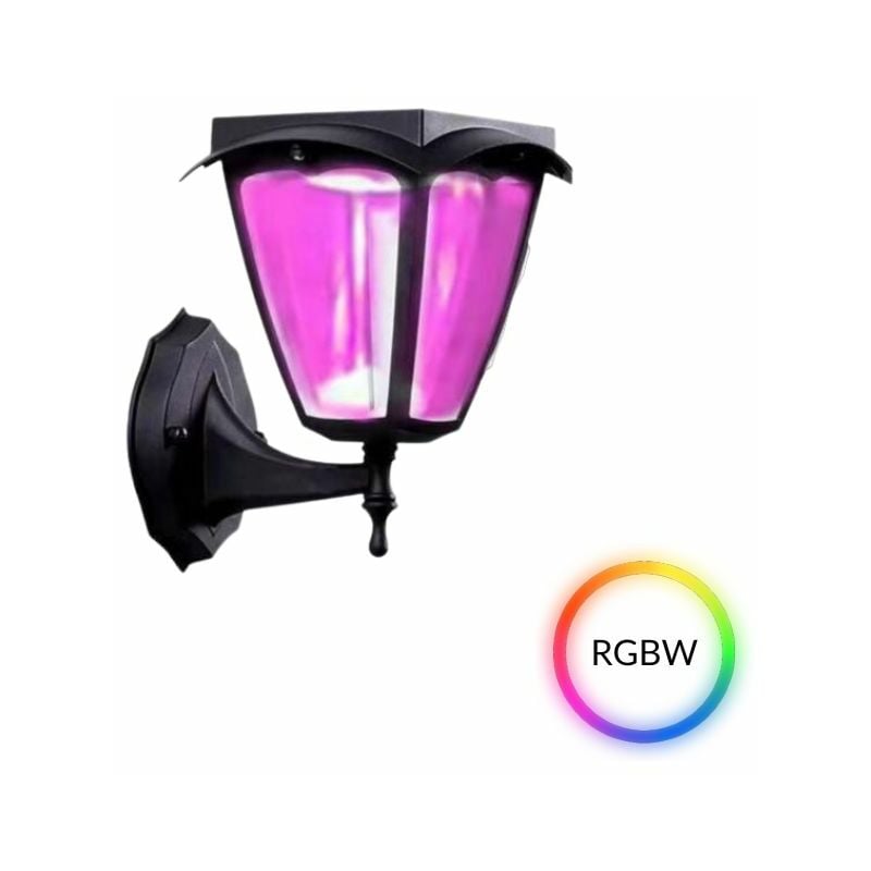 Silumen - Lanterne Solaire Connectée Murale rgbw IP54 - Unité