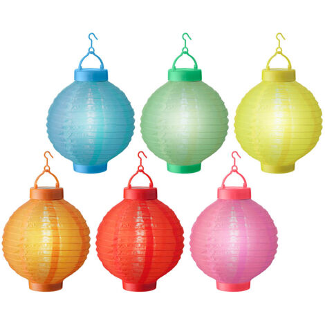 Lanterne Solaire, Couleurs Assorties