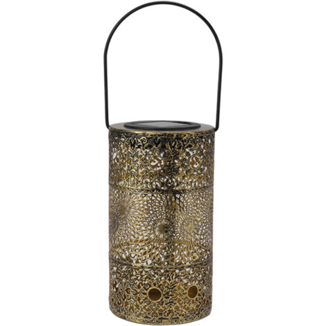 Lanterne solaire d'extérieur, lumière LED décorative, allumage automatique, lampe étanche pour le patio et le jardin.