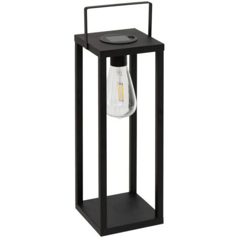 Lanterne Solaire "Faby" 36cm Noir