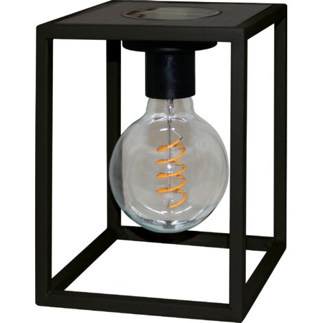 Lanterne solaire Lulla. Noir. Marque : Watt & Home. Réf. :