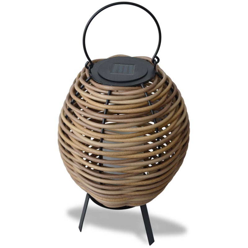 Lanterne solaire tressée Alicia h46cm Orium