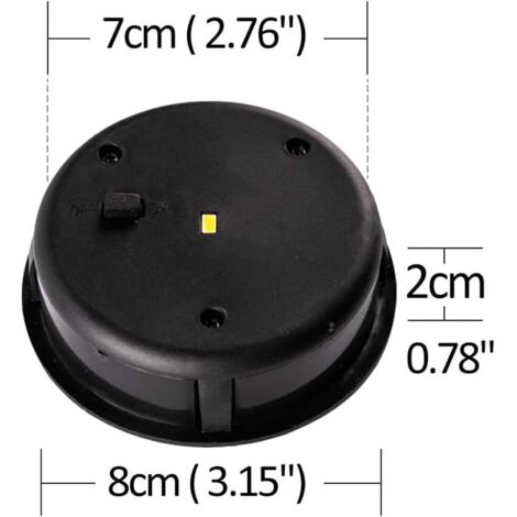 Lanterne solaire　Haut de remplacement Lumière solaire pour Lantern Panneau solaire Couvercle de lumière avec une ampoule LED,Lanterne solaire bricolage pour décor de jardin extérieur-RAPANDA