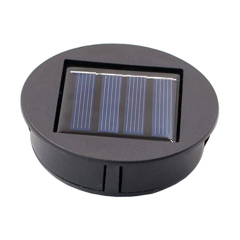 Ensoleille - Lanterne solaire Haut de remplacement Lumière solaire pour Lantern Panneau solaire Couvercle de lumière avec une ampoule LED,Lanterne