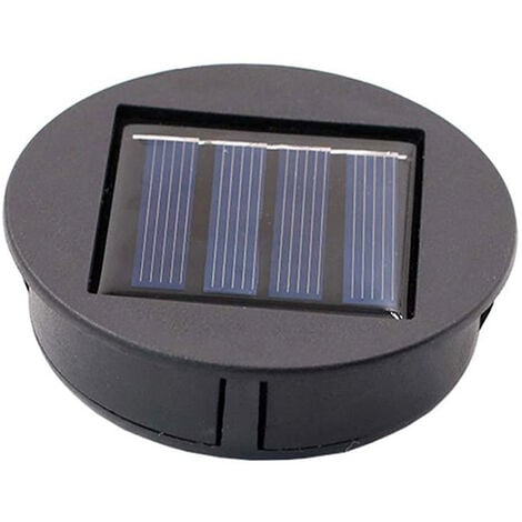 ENSOLEILLE Lanterne solaire Haut de remplacement Lumière solaire pour Lantern Panneau solaire Couvercle de lumière avec une ampoule LED,Lanterne solaire bricolage pour décor de jardin extérieurLanterne