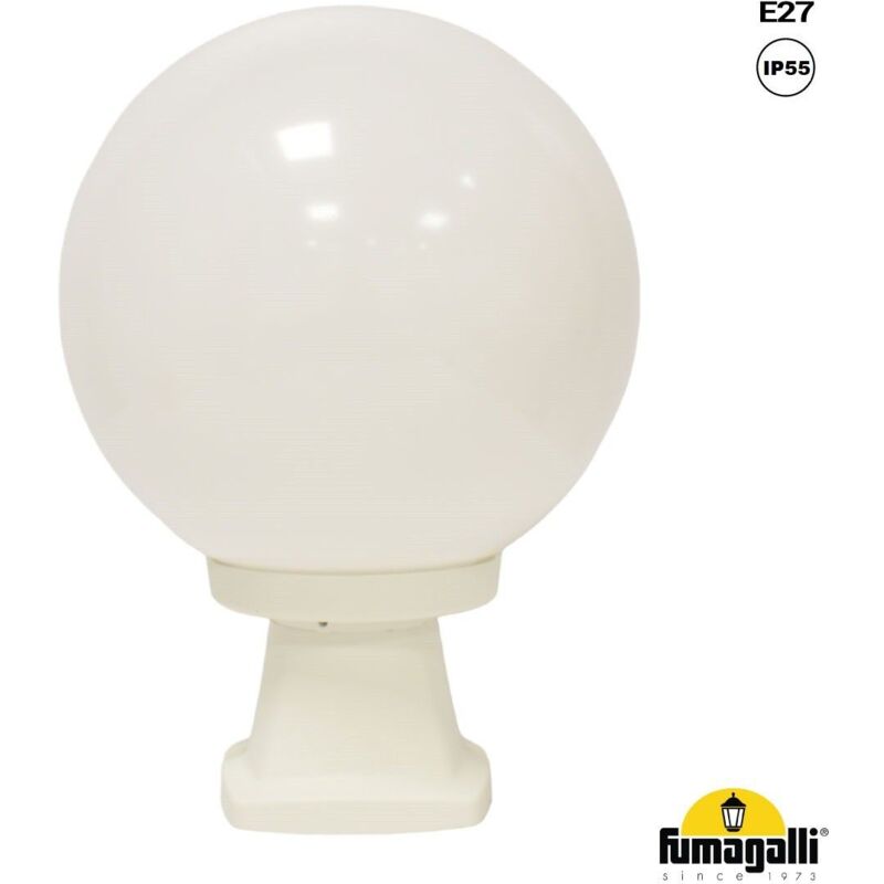 Lanterne sur pied extérieure à sphère opale FUMAGALLI - Blanc