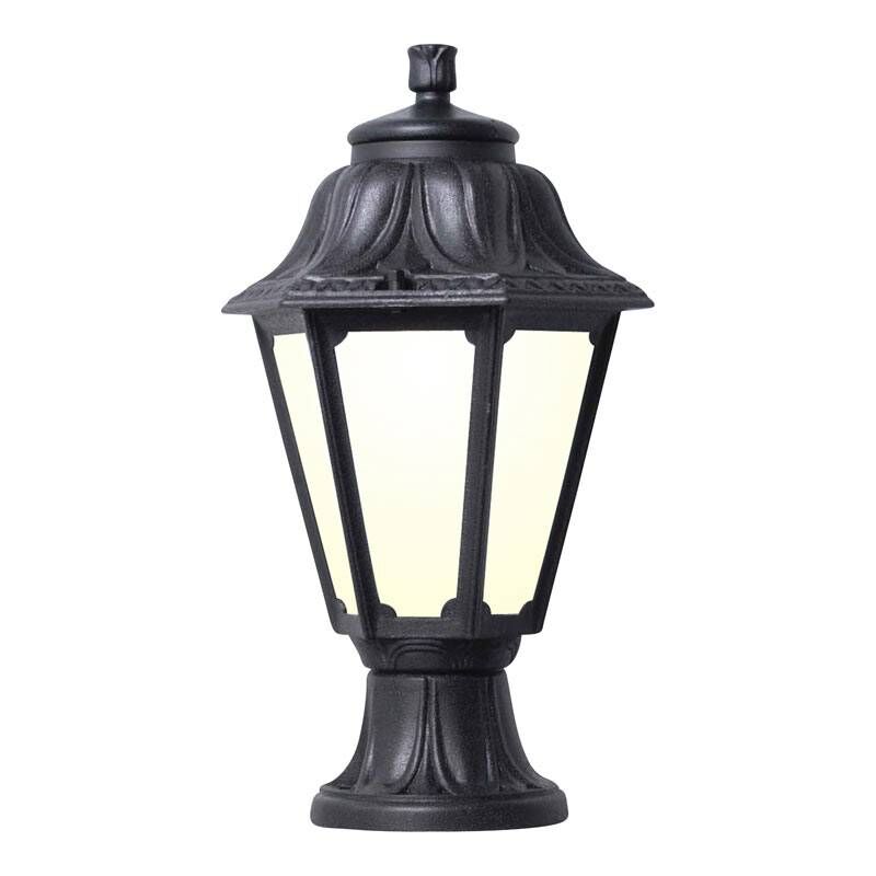 Lanterne sur pied 'Mikrolot/Anna' E27 IP55 - Noir