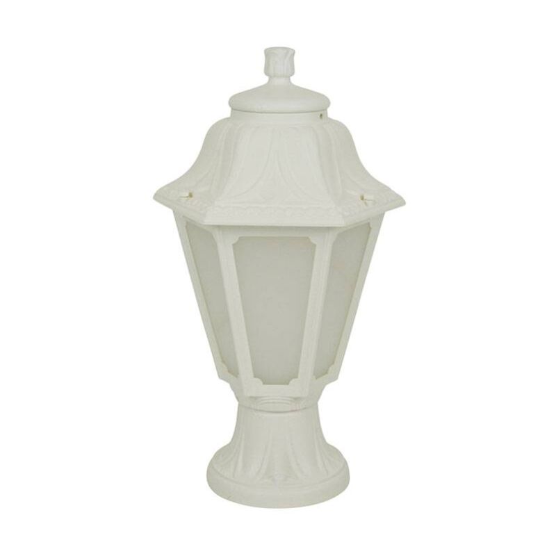 Lanterne sur pied 'Mikrolot/Anna' E27 IP55 - Blanc