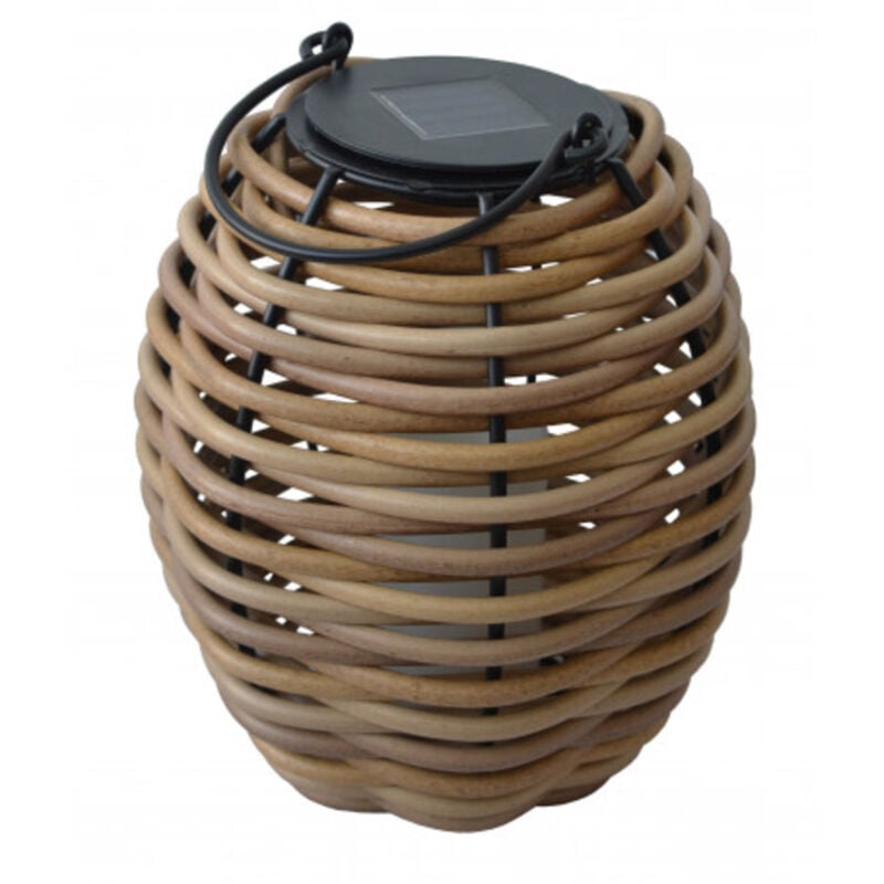 Orium - Lanterne solaire tressée Alicia h26cm