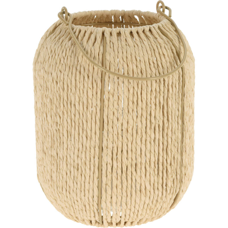 Lanterne tressée avec poignée, 22 cm