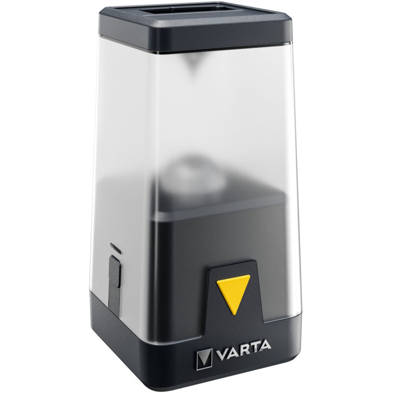 Varta - Lanterne Outdoor Ambiance Lantern L30RH-500lm-Hybride (Piles ou cable)-IP54-LED hautes performances-lumiere blanche ou rou