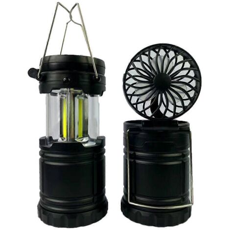Lanternes LED d'extérieur, lanternes suspendues avec ventilateur ---