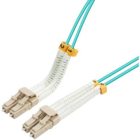 Lanview LC-LC Multimode Duplex 2m OM3 LSZH Glasfaserkabel, flexibel, LVO231301-FLEX