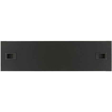 Lanview Panelblende 3U 19"" Schnappverschluss Schwarz, RAB310BL