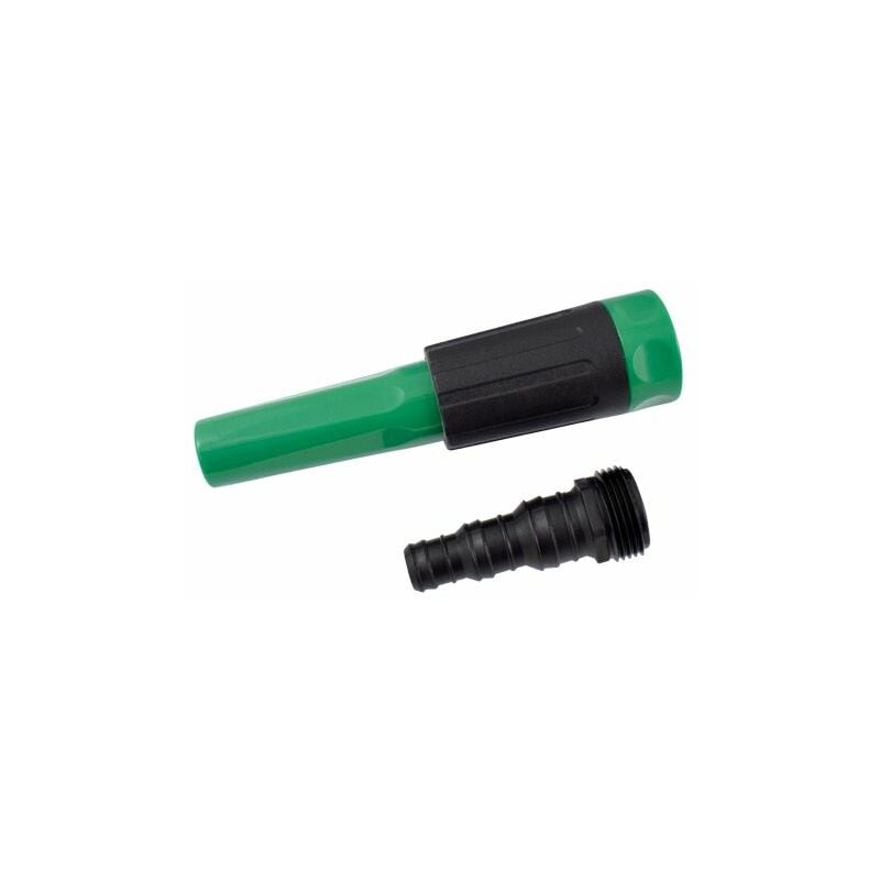 

Ferrestock GQ5212 Lanza regulable rosca hembra 3/4 + racor para manguera de 15 a 20 mm