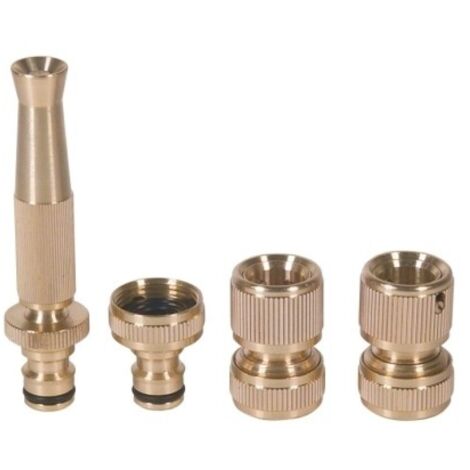 Lanza Riego Adaptador Natuur Laton 2 Conectores