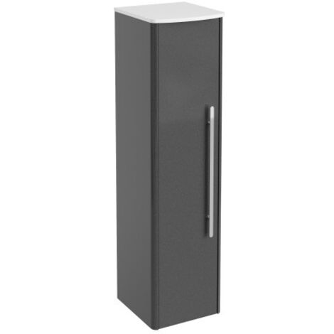 Lanzet Classico Midischrank, Anthrazit/Weiß, links"-"7965712