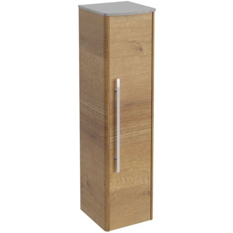 Lanzet Classico Midischrank, Hellbraun/Grau-Metallic, rechts"-"7969212