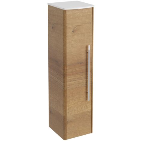 Lanzet Classico Midischrank, Hellbraun/Weiß, links"-"7965912