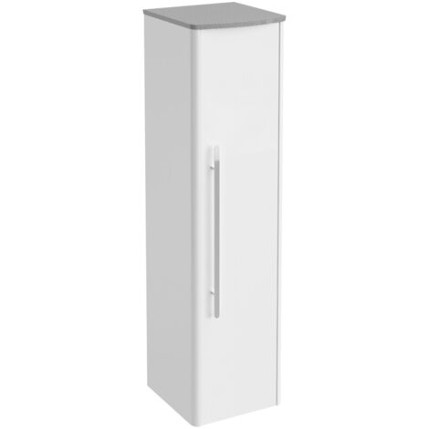 Lanzet Classico Midischrank, Weiß/Grau-Metallic, rechts"-"7969112