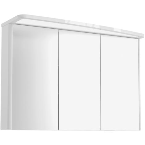 Lanzet Classico Spiegelschrank 100cm, Weiß, rechts"-"7971512
