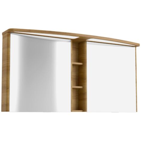 Lanzet Classico Spiegelschrank 140cm, Hellbraun"-"7972112