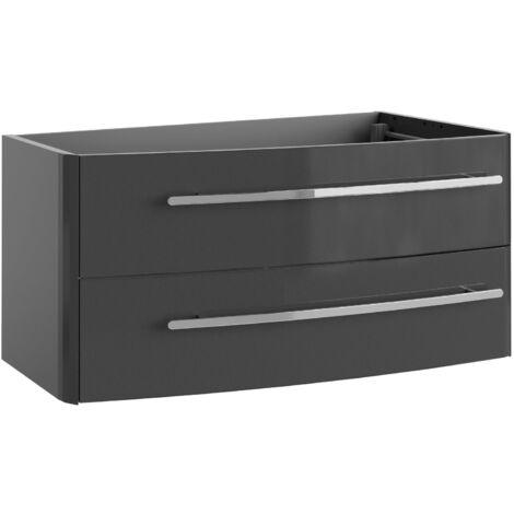 Lanzet Classico Waschtischunterschrank 100cm Anthrazit, links"-"7963912