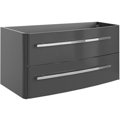 Lanzet Classico Waschtischunterschrank 100cm Anthrazit, rechts"-"7964412