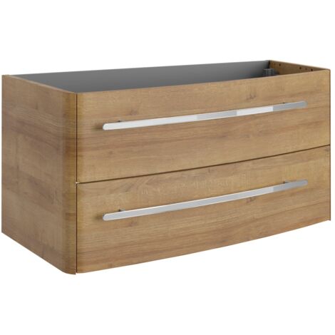 Lanzet Classico Waschtischunterschrank 100cm Hellbraun, rechts"-"7964612