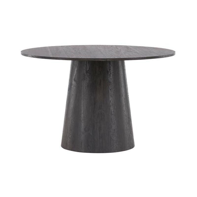 Lanzo table de salle à manger Ø120cm mocca.