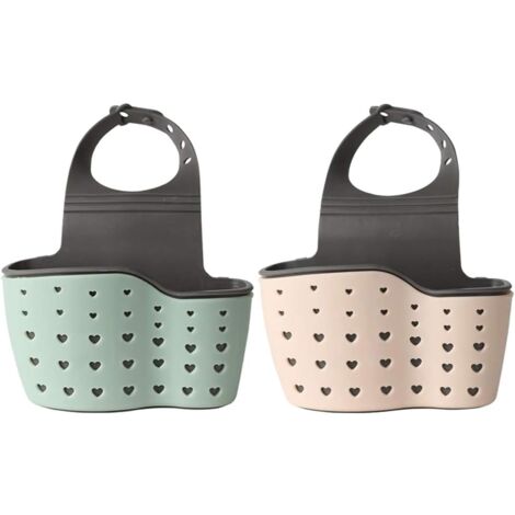 LAOA 2 pcs éponge à Savon égouttoir Panier Suspendu,évier étagère de Rangement Suspendue pour la Finition et Le Drainage des éponges de Cuisine épurateurs brosses à Savon Accessoires de Lavage