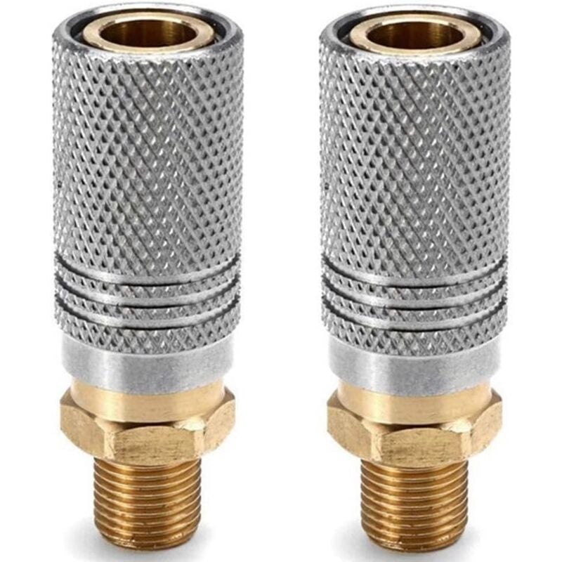 2 PièCes MéTal éTendu pcp Charge Adaptateur Prise 1/8 Outil Accessoires - Laoa