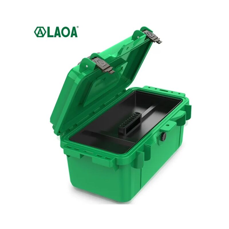 Laoa - Bote à Outils, bote étanche épaisse IP67 , bote de rangement de matériel de pêche, 15 pouces, bote à outils d'entretien, matériau pp étanche