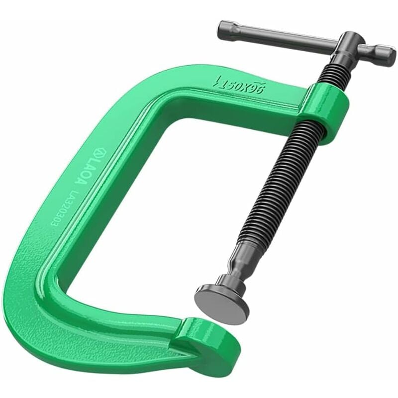 C-Clamp, 5' c Clamp pour la fixation, le travail du bois, le soudage, la construction - Laoa