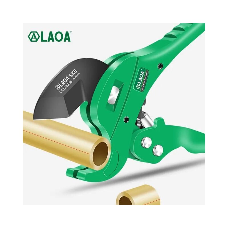 Laoa - Pince Coupe Tubes, Coupe Tube 36-42mm, Outil De RéParation De Tuyau Pour Couper Le Tuyau, ciseaux de tuyau SK5 matériel avec traitement téflon