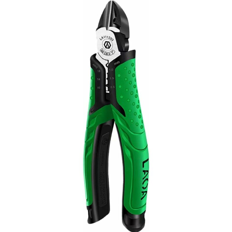 Laoa - Pince à bec diagonal, pince à dénuder, pince d'électricien, serrage, écrous, bornes à sertir, fonctions de coupe et de dénudage de fil