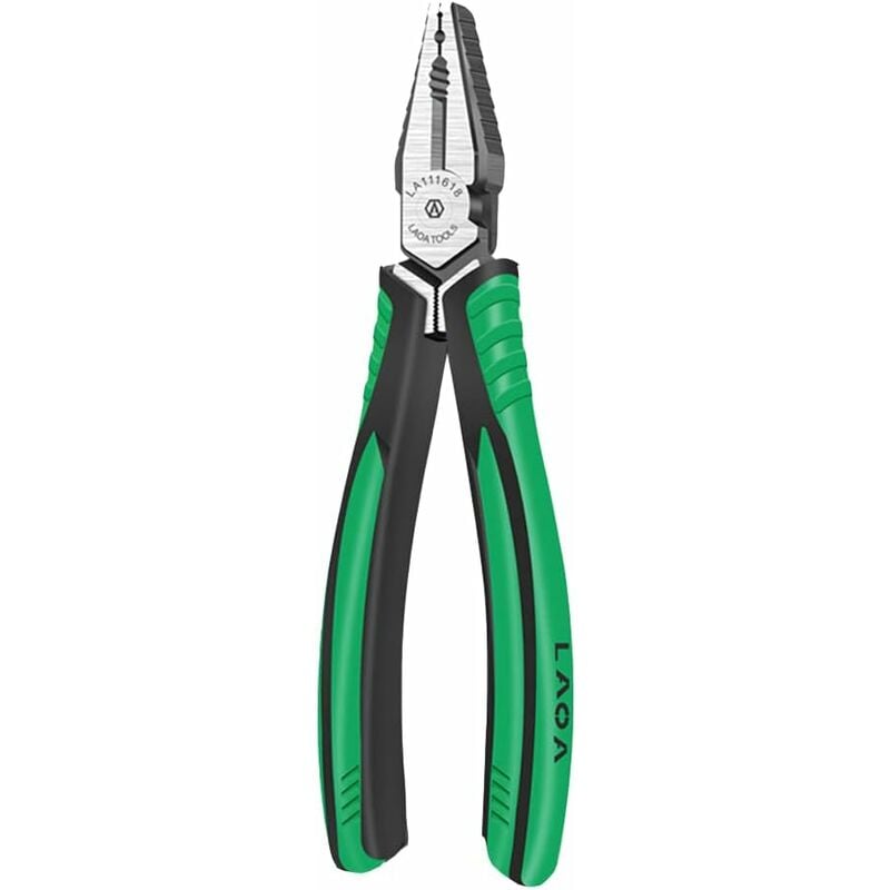 Laoa - pince combinée cr-v diagonale, coupe-fil à Long nez, coupe latérale, cisaille à cable, électricien professionnel, outils multiples