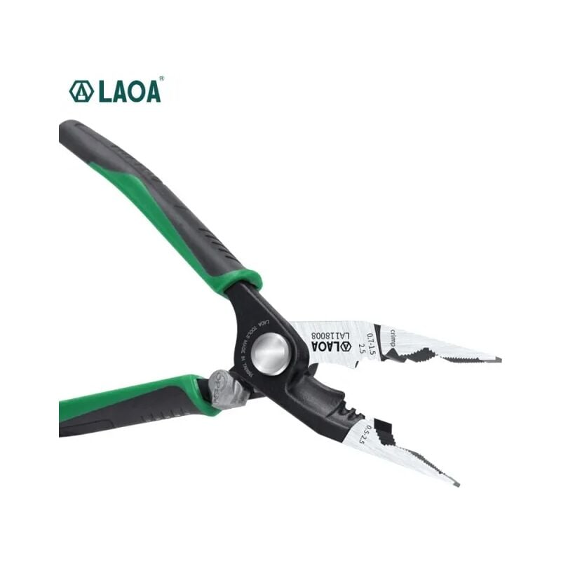 Pince à bec, Pince plate, droit Pince a bec pointu Outils a main, multi-outils de 8 pouces, pinces combinées à nez aiguille, fonction avec fonction