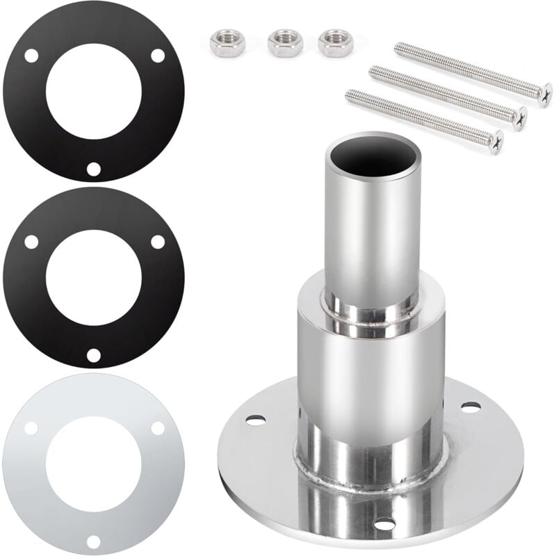 Laoa - Raccord de Échappement Chauffage Diesel 24mm D'échappement Traversant la Coque en Acier Inoxydable 316 pour Chauffage de Stationnement Diesel