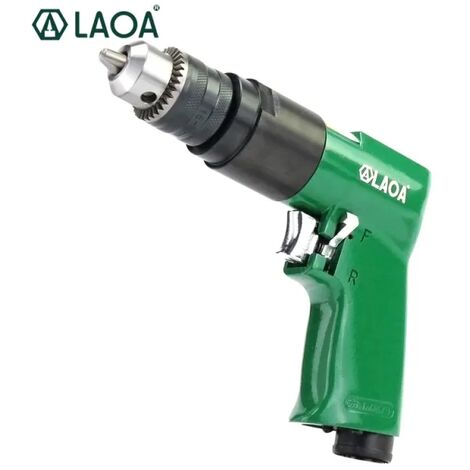 LAOA – Visseuse perceuse pneumatique 3/8, Boulonneuse à choc à air, perceuse pneumatique, tournevis avant et pneumatique, 170×138mm, 1.5-10mm