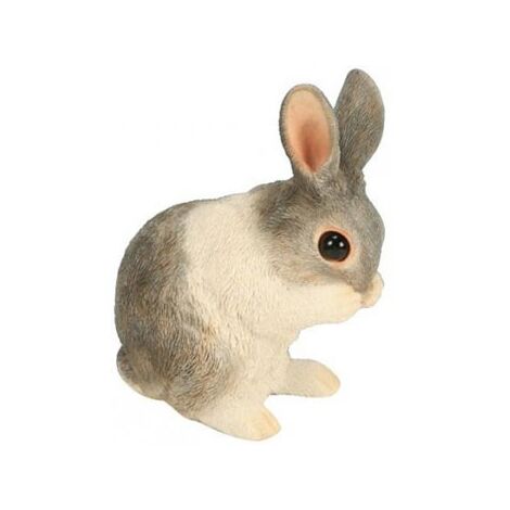 Lapereau museau 2 tons gris 12 cm