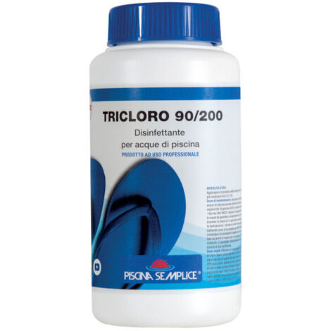 Lapi Cloro Tricloro 90% in Pastiglie da 200 Grammi - Confezione da 1 Kg