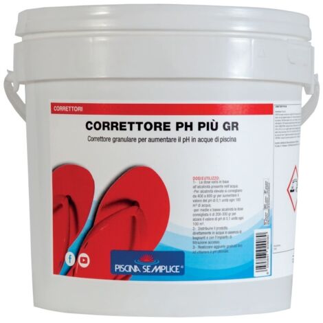 Lapi Correttore pH+ Più Granulare - Confezione da 5 kg